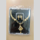 Harakh Sales Elegant Sparkling Austrian Stone Necklace Set