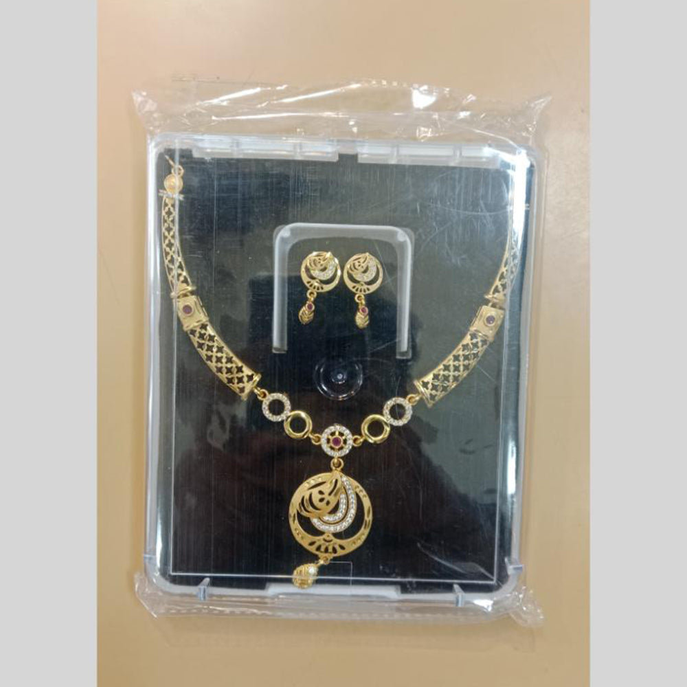Harakh Sales Elegant Sparkling Austrian Stone Necklace Set