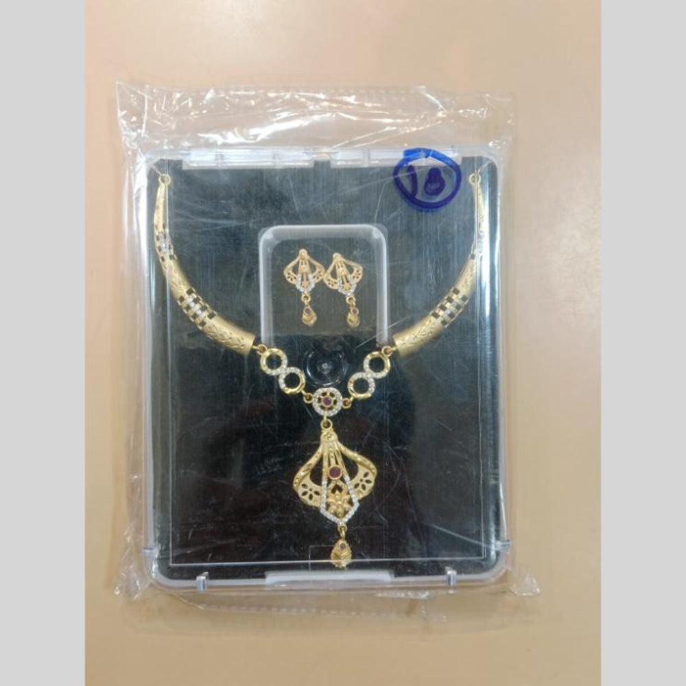 Harakh Sales Elegant Sparkling Austrian Stone Necklace Set
