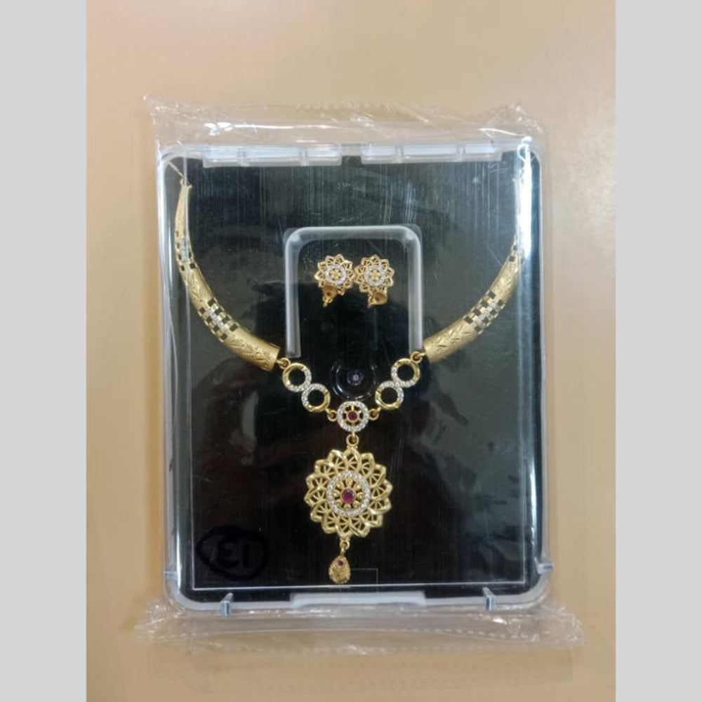 Harakh Sales Elegant Sparkling Austrian Stone Necklace Set