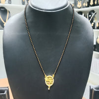 Harakh Sales Stylish Austrian Stone And Black Beads Mangalsutra 