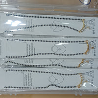 Harakh Sales Stylish Austrian Stone And Black Beads Mangalsutra 