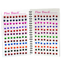 Batra Bindis A Vibrant Assortment Of Classic Plain Bindis in a Handy Travel-Friendly Spiral Book Format