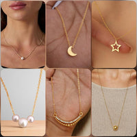 Surat Jewel Elegant Austrian Stone Assorted Design Chain Pendant