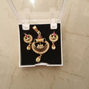 Santosh Chudighar Shimmering Austrian Stone Pendant Set