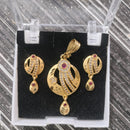 Santosh Chudighar Shimmering Austrian Stone Pendant Set