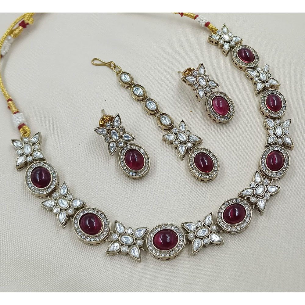 ZF Collection Premium Crystal And Austrian Stone Necklace Set