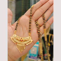 ZF Collection Traditional Meenakari Black Beads Mangalsutra