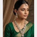 ZF Collection Elegant Kundan StoneNecklace Set
