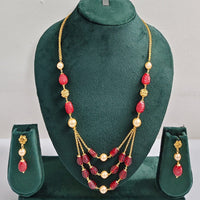 ZF Collection Traditional Beads Long Necklace Set 