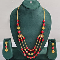 ZF Collection Traditional Beads Long Necklace Set