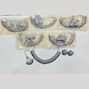 ZF Collection Glamorous Crystal Stone And Pearl Necklace Set 