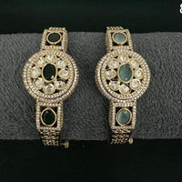 ZF Collection Designer Polki Kundan Stone Bracelet