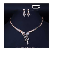 Ridhi Art Jewellery High-Polish Austrian Stone Glam Necklace Set