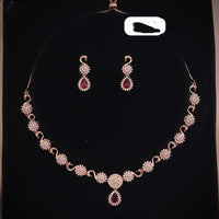 Ridhi Art Jewellery Royal Crystal And Austrian Stone Designer Necklace Set
