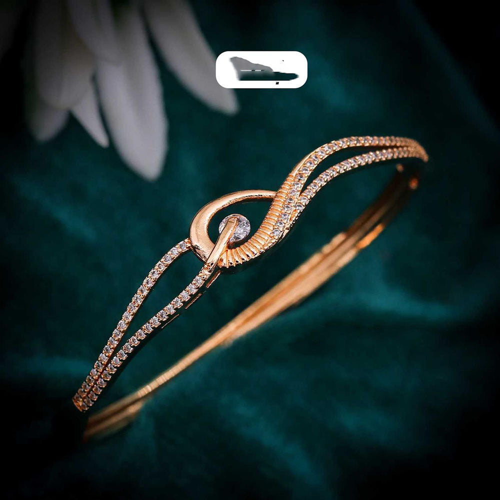 Ridhi Art Jewellery Elegant Austrian Stone Openable Bracelet