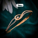 Ridhi Art Jewellery Elegant Austrian Stone Openable Bracelet