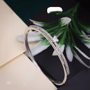 Ridhi Art Jewellery Elegant Austrian Stone Openable Bracelet