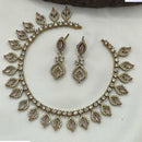 Ridhi Art Jewellery Glamorous American Daimond Necklace Set