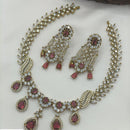 Ridhi Art Jewellery Glamorous American Daimond Necklace Set