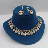 Ridhi Art Jewellery Regal Polki Kundan Stone Designer Choker Necklace Set