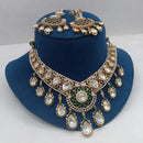 Ridhi Art Jewellery Regal Polki Kundan Stone And Pearl Designer Choker Necklace Set
