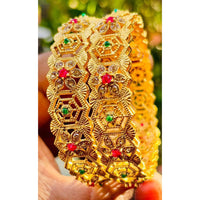 Royal Art Premium Finish Pota Stone Festive Bangles Set
