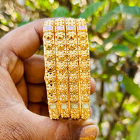 Royal Art Premium Finish Pota Stone Festive Bangles Set