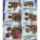 Rekha Gold Royal Meenakari And Pearl Designer Dangler Earrings