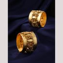 Viraasi Sparkling Pota Stone Openable Bangles Set for Women