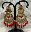 Infinity Jewels Gold Plated Dangler Earrings