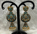 Infinity Jewels Gold Plated Jhumki Earrings