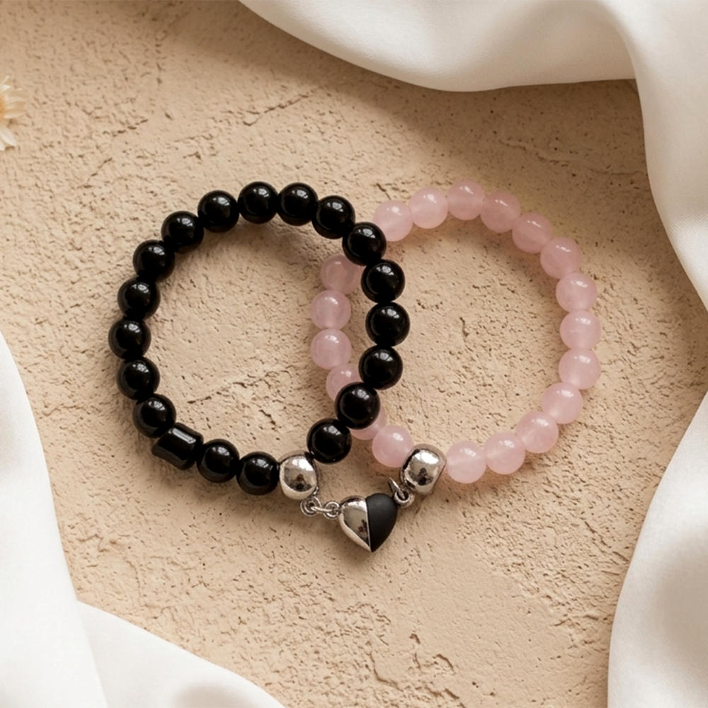 Urthn Eternal Bond Magnetic Couple Bracelet Set (Set of 6)