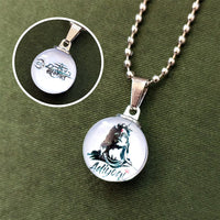 Urthn Adiyogi Lord Shiva Glass Pendant with Chain (Pack Of 6)