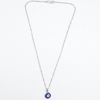 Urthn Silver-plated Chain Pendant featuring a Evil Eye(Pack of 6)
