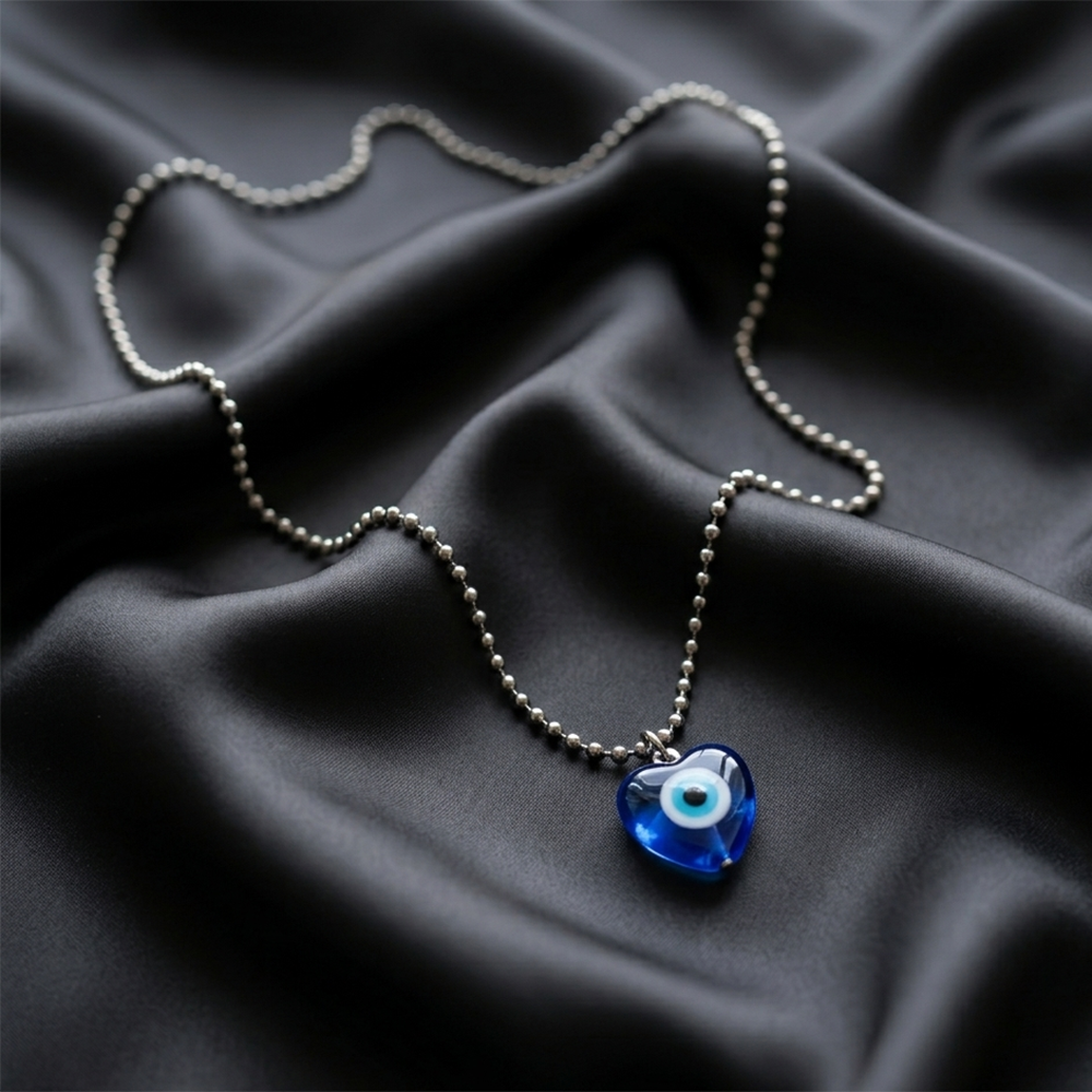 Urthn Lucky Evil Eye Chain Pendant  (Set of 6)