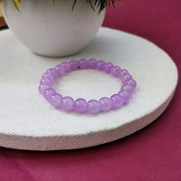 Urthn Purple Glass Beads Bracelet (Pack Of 6)