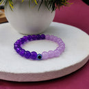 Urthn Purple Beads Bracelet (Pack Of 6)