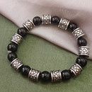 Urthn Black Beads Bracelet
