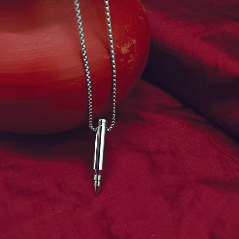 Urthn Fashion Bullet Chain Pendant - 1404805 (Pack Of 6)