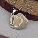 Urthn Heart Shape " I  LOVE YOU " Chain Pendant- 1404889 (Pack Of 6)