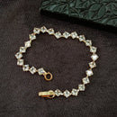 Urthn Rose Plated AD Stone Bracelet