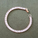 Urthn Rose Plated AD Stone Bracelet
