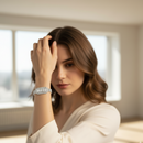 Urthn Silver Plated AD Stone Bracelet