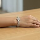 Urthn Silver Plated AD Stone Bracelet