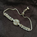 Urthn Silver Plated AD Stone Bracelet