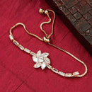 Urthn Rose Plated AD Stone Bracelet