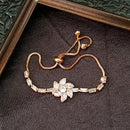 Urthn Rose Plated AD Stone Bracelet
