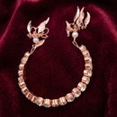 Urthn Silver Plated Sparkling Austrian Stone Bracelet For Women