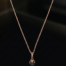 Urthn Triangle Shaped  Chain Pendant(Pack of 12)